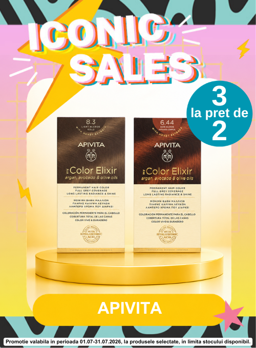 Promotie 3 la pret de 2 la Apivita - Iconic Sales