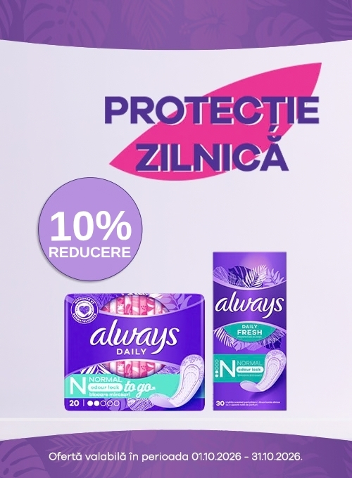 Promotie cu 10% reducere la Always