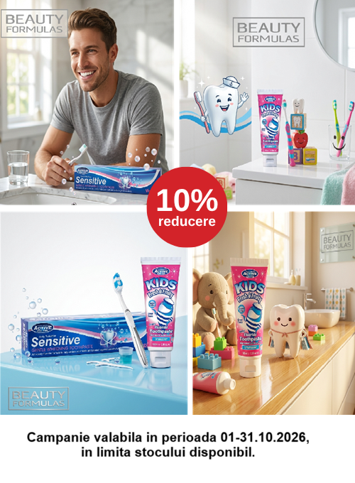Promotie cu 10% reducere la Beauty Formulas
