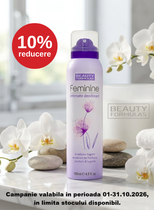 Promotie cu 10% reducere la Beauty Formulas Deodorant