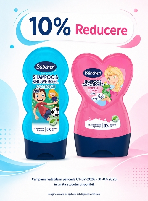 Promotie cu 10% reducere la Bubchen