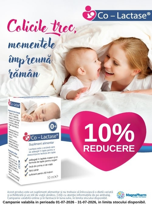 Promotie cu 10% reducere la Co-Lactase
