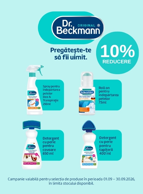 Promotie cu 10% reducere la Dr Beckmann