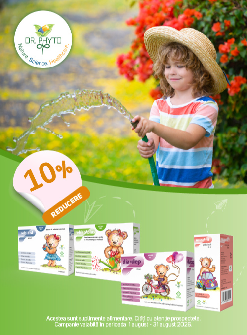 Promotie cu 10% reducere la Dr Phyto