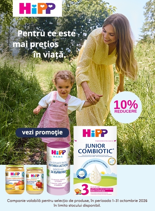 Promotie cu 10% reducere la Hipp