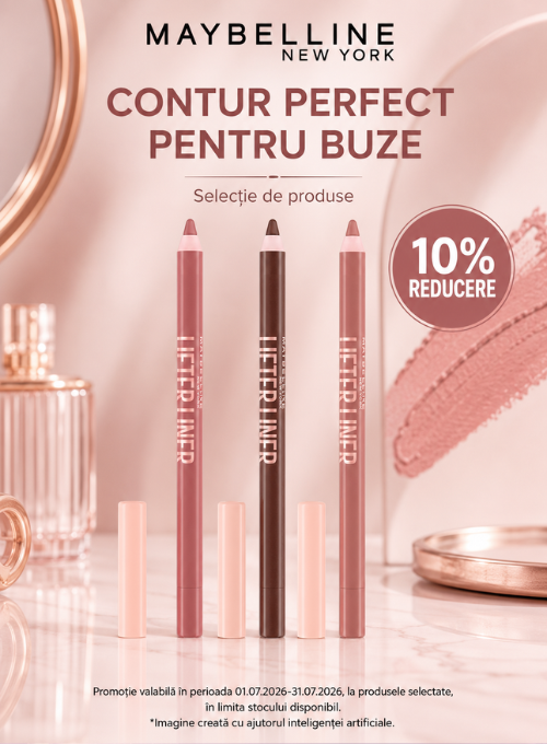 Promotie cu 10% reducere la Maybelline