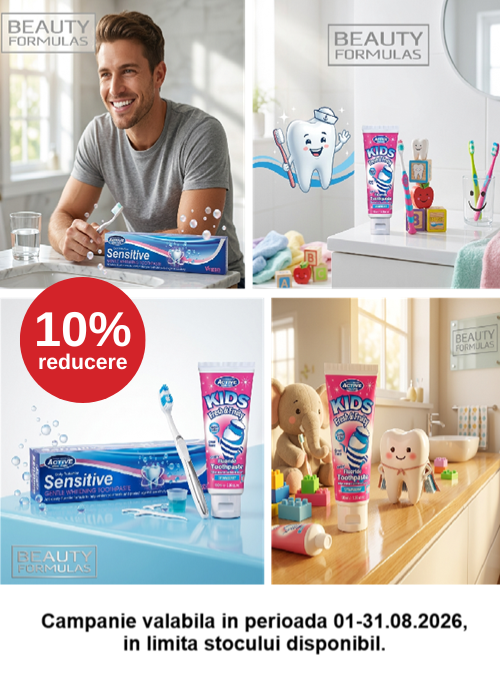 Promotie cu 10% reducere la Pasta de dinti Beauty Formulas