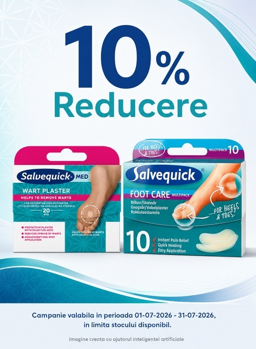 Promotie cu 10% reducere la Salvequick