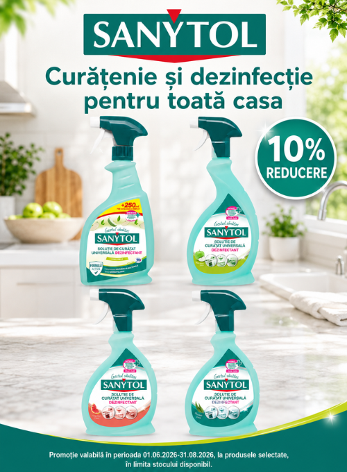 Promotie cu 10% reducere la Sanytol