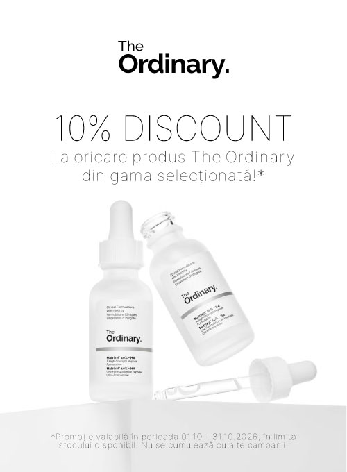 Promotie cu 10% reducere la The Ordinary