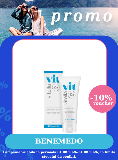 Promotie cu 10% voucher aplicat in cos la Benemedo