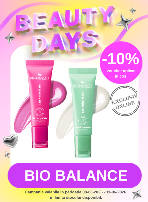 Promotie cu 10% voucher aplicat in cos la Bio Balance Beauty Days