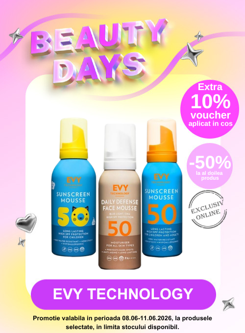 Promotie cu 10% voucher aplicat in cos la Evy Technology - Beauty Days