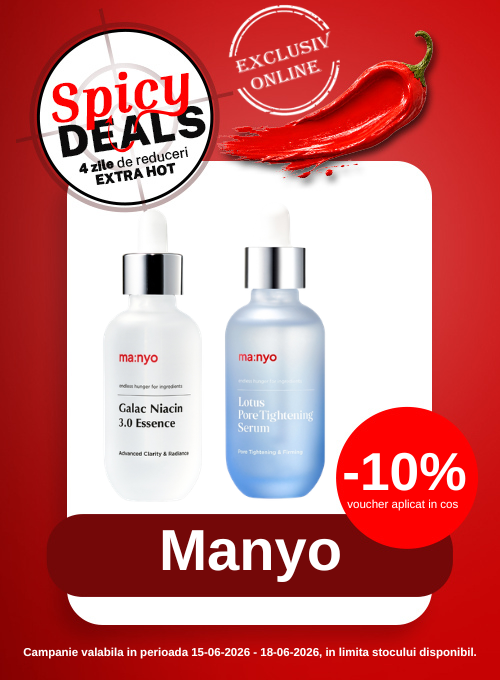 Promotie cu 10% voucher aplicat in cos la Manyo - Spicy Deals