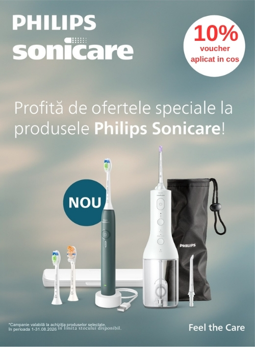 Promotie cu 10% voucher aplicat in cos la Philips Sonicare