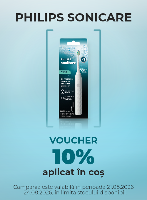 Promotie cu 10% voucher aplicat in cos la Philips Sonicare