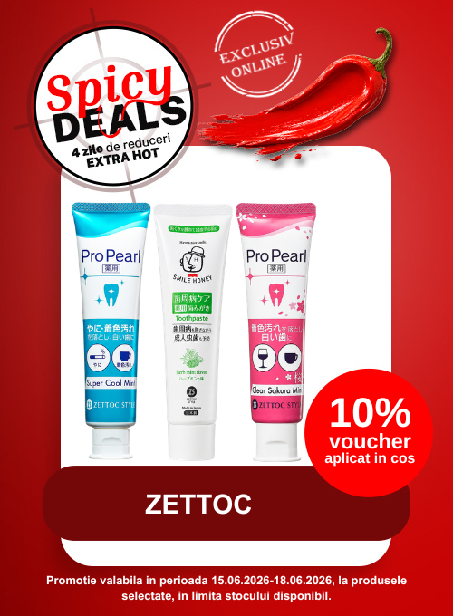 Promotie cu 10% voucher aplicat in cos la Zettoc - Spicy Deals