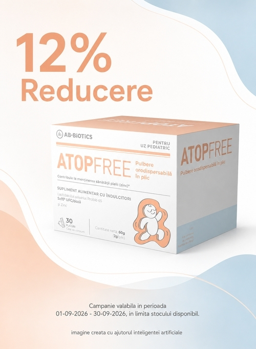 Promotie cu 12% reducere la Atopfree