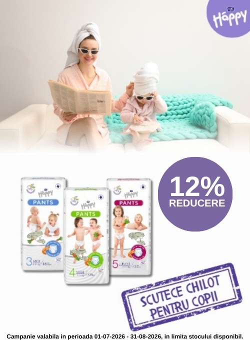 Promotie cu 12% reducere la Happy
