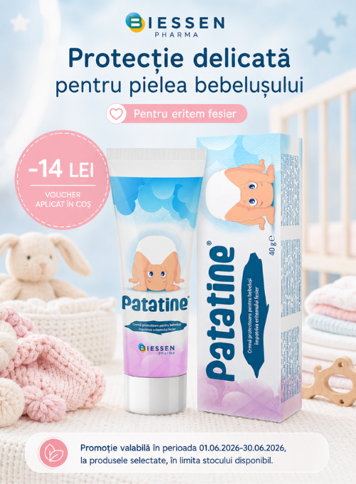Promotie cu 14 lei voucher aplicat in cos la Patatine