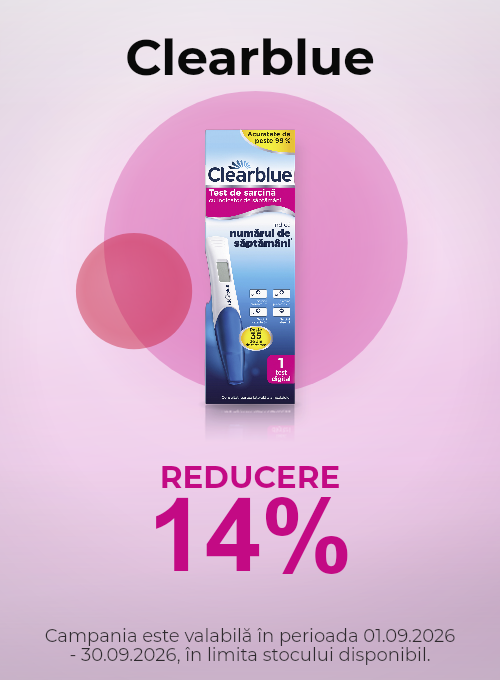 Promotie cu 14% reducere la Clearblue