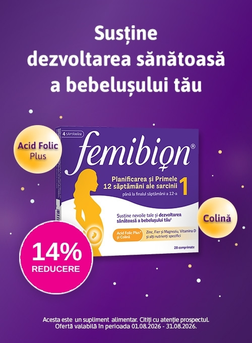 Promotie cu 14% reducere la Femibion®