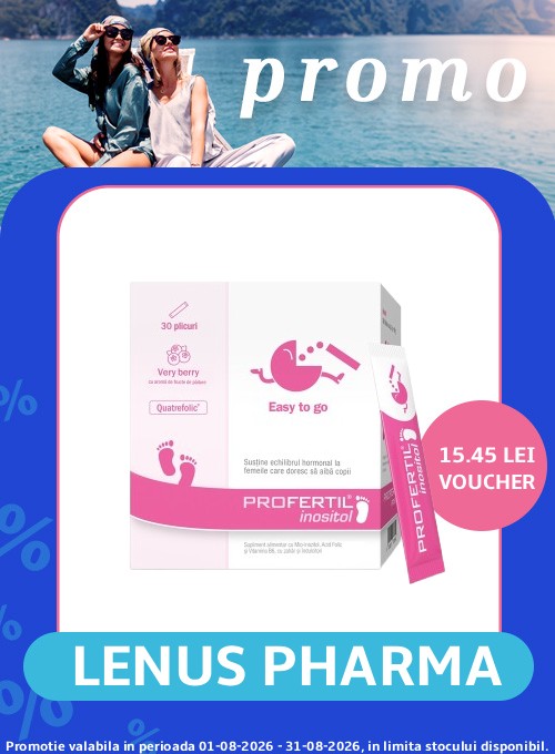 Promotie cu 15.45 lei voucher aplicat in cos la Lenus  Pharma