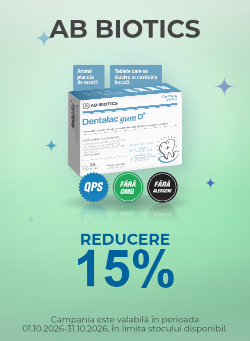 Promotie cu 15% reducere la Ab Biotics