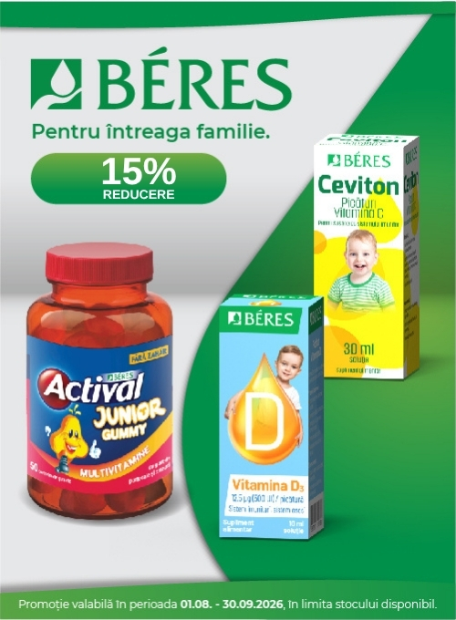 Promotie cu 15% reducere la Beres