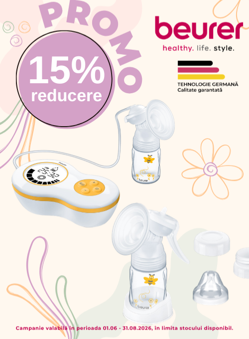 Promotie cu 15% reducere la Beurer Pompa de San