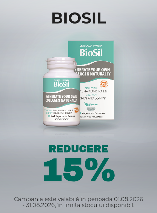 Promotie cu 15% reducere la Biosil