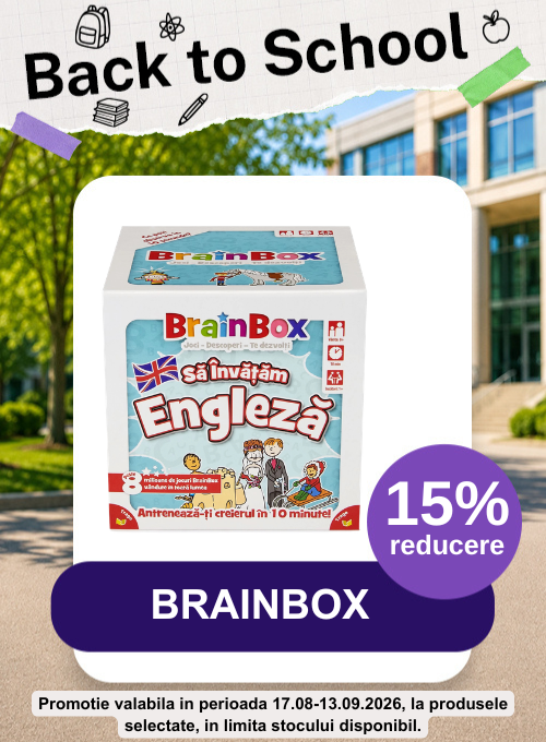 Promotie cu 15% reducere la Brainbox Back To School