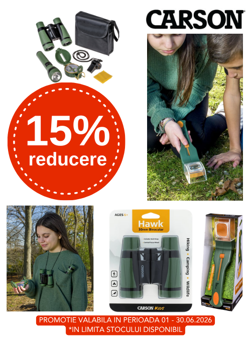 Promotie cu 15% reducere la Carson