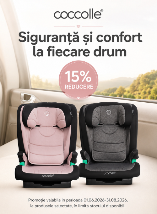 Promotie cu 15% reducere la Coccolle Scaune Auto Eris