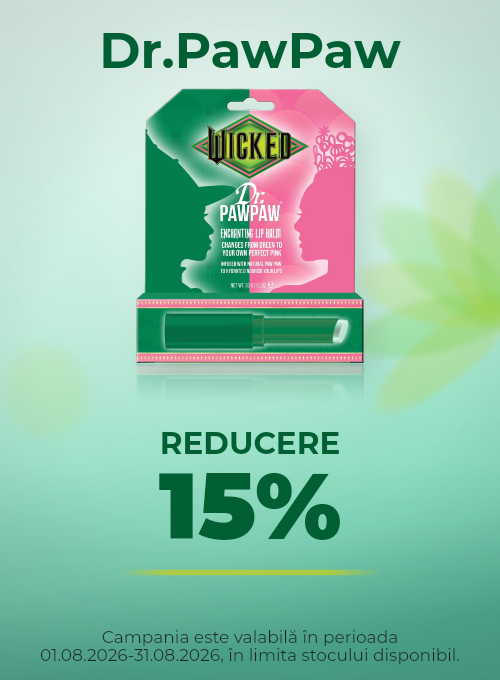 Promotie cu 15% reducere la Dr.Pawpaw