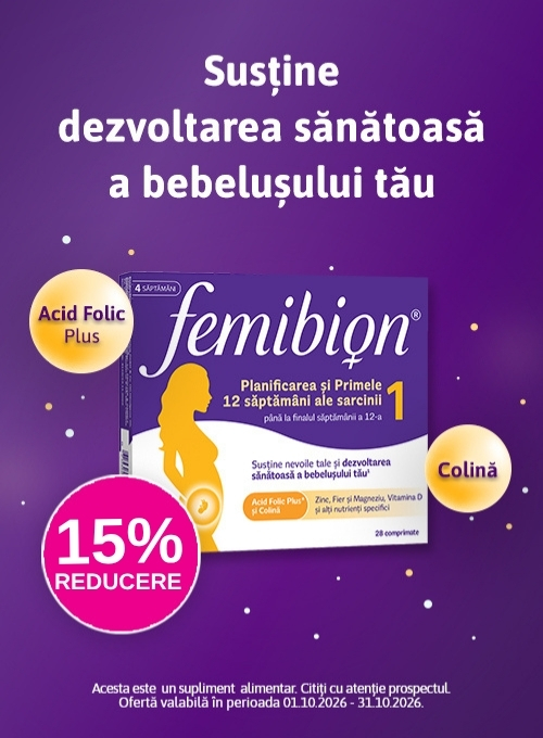Promotie cu 15% reducere la Femibion
