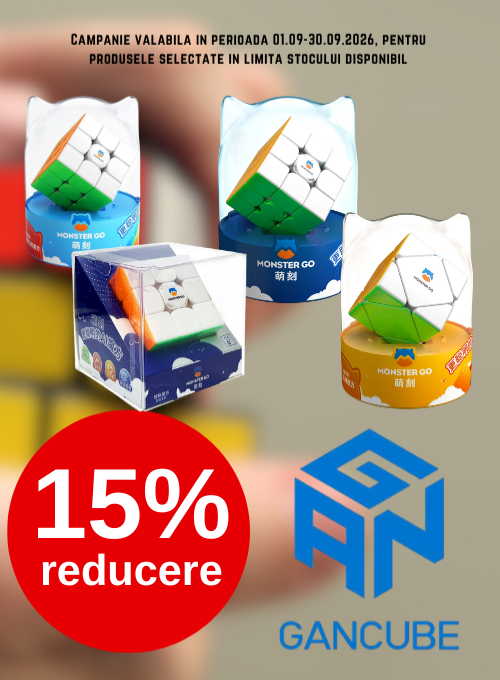 Promotie cu 15% reducere la Gancube