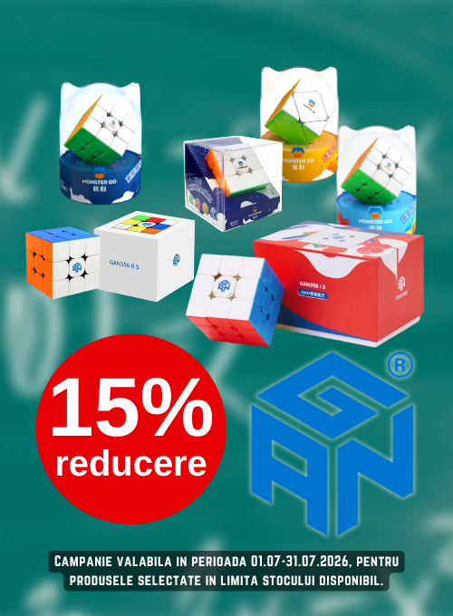 Promotie cu 15% reducere la Gancube