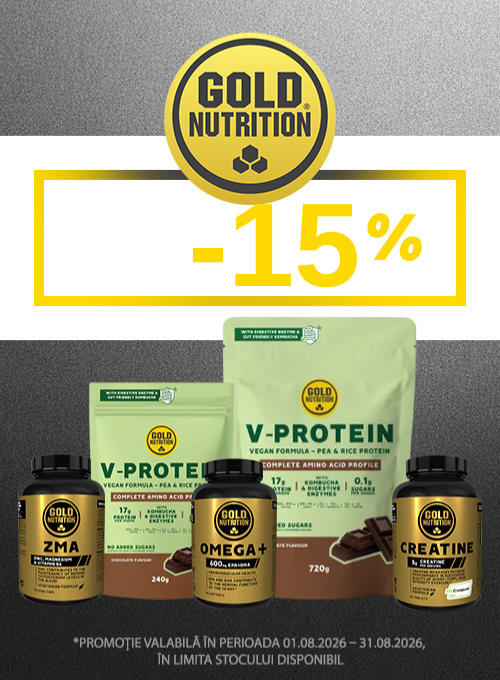 Promotie cu 15% reducere la Goldnutrition