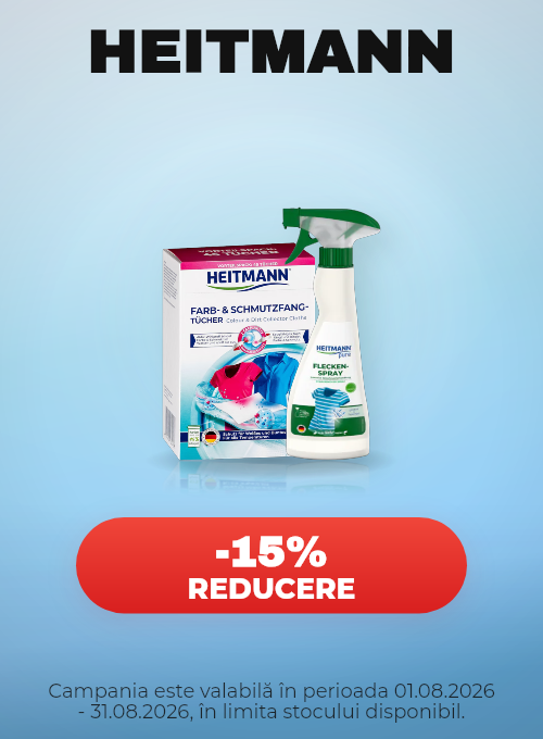 Promotie cu 15% reducere la Heitmann