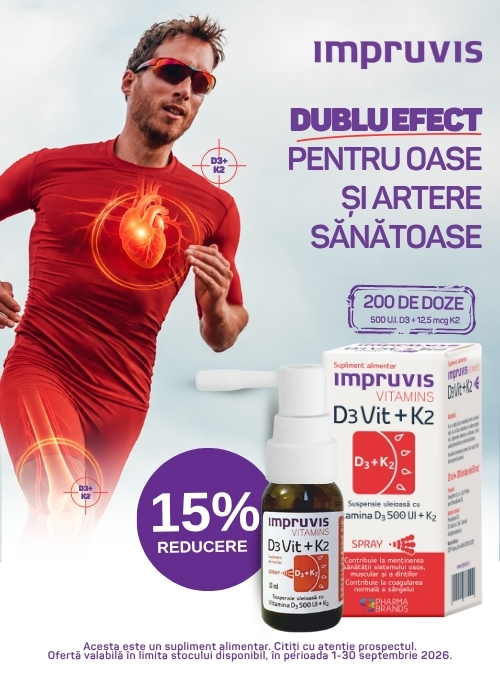 Promotie cu 15% reducere la Impruvis