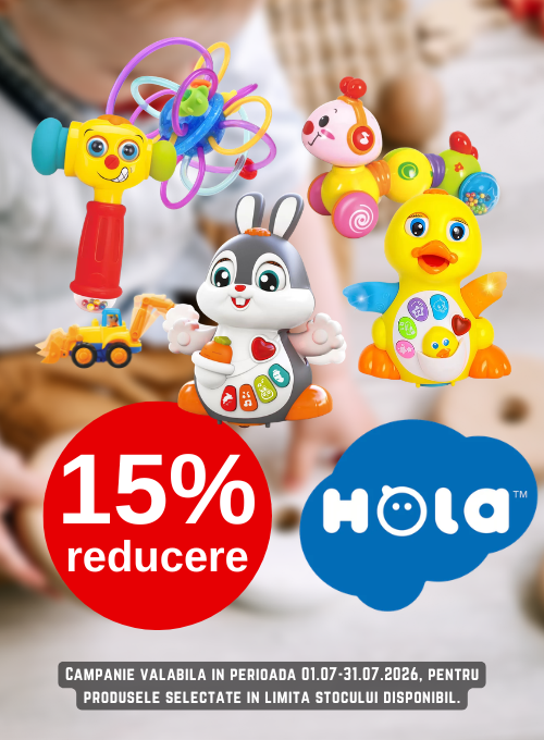 Promotie cu 15% reducere la Jucarii Bebe Hola