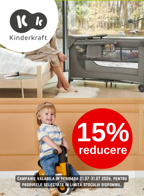 Promotie cu 15% reducere la Kinderkraft