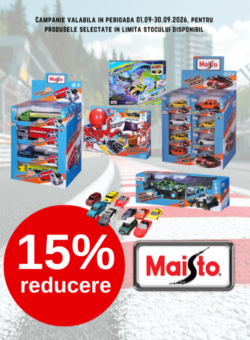 Promotie cu 15% reducere la Maisto