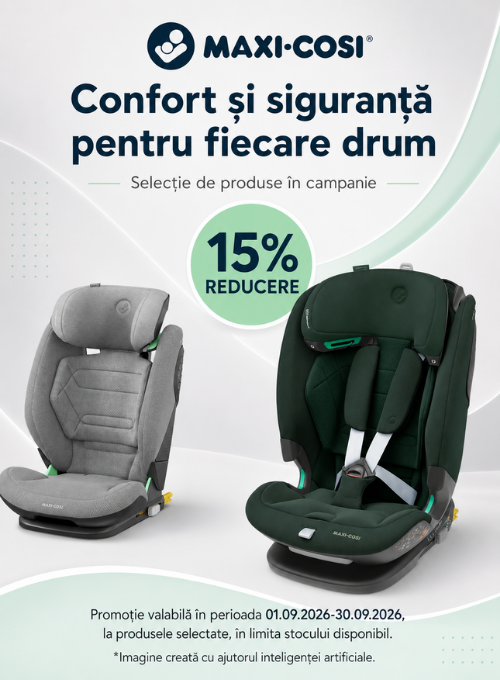 Promotie cu 15% reducere la Maxi-Cosi