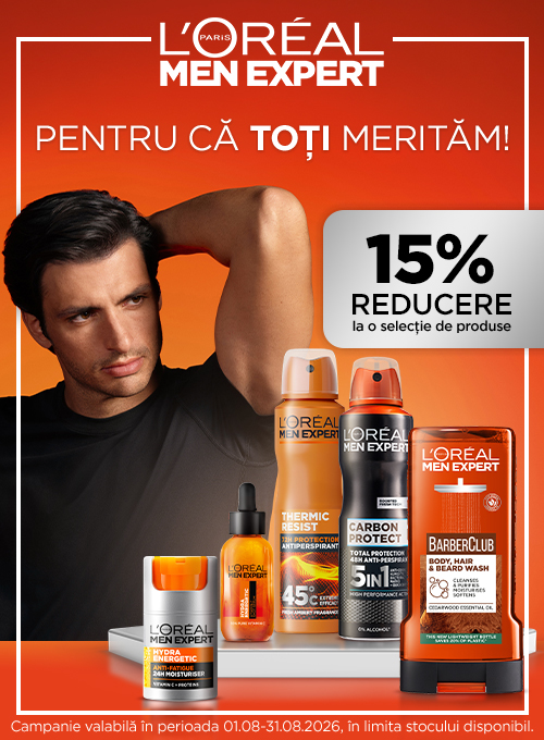 Promotie cu 15% reducere la Men Expert
