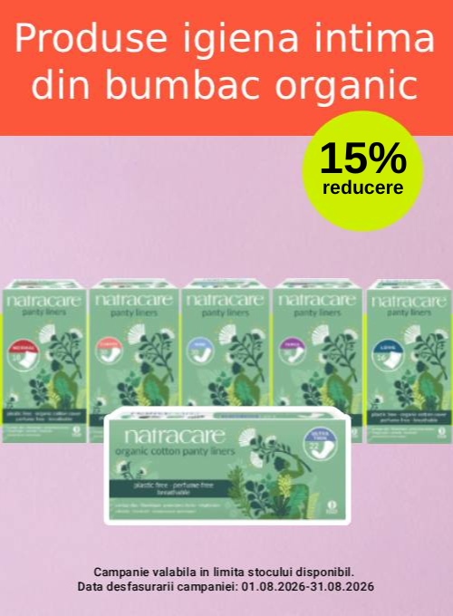 Promotie cu 15% reducere la Natracare