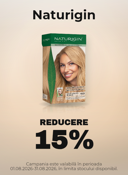 Promotie cu 15% reducere la Naturigin