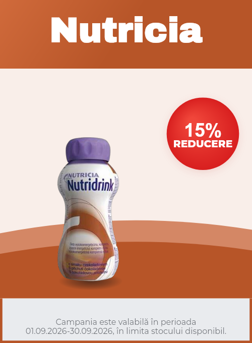 Promotie cu 15% reducere la Nutricia