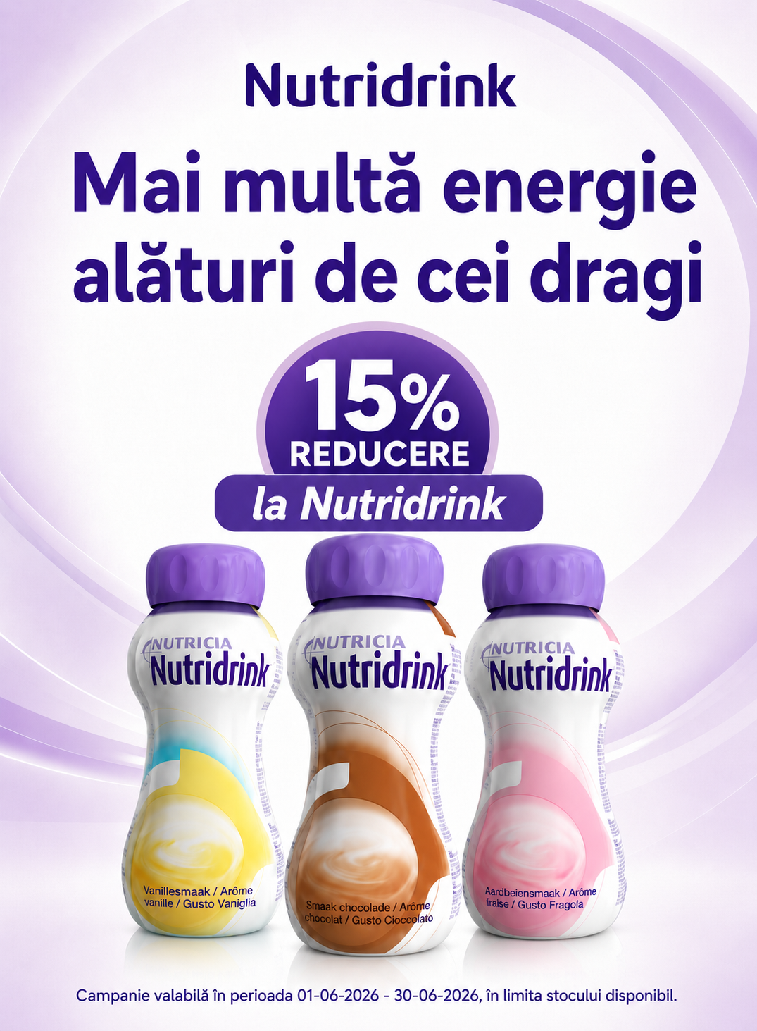 Promotie cu 15% reducere la Nutridrink